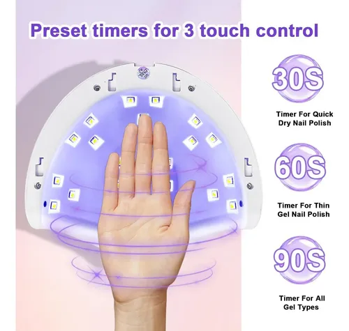 Lámpara Uv/led Para Uñas Jodsone M005 2 En 1 Con Sensor