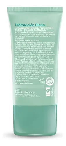 Crema Facial Dermaglós Hidratante Matificante X 50 G