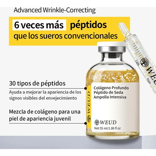 Weud Kit Skincare Vitamina C+colágeno+protector Solar 4pc