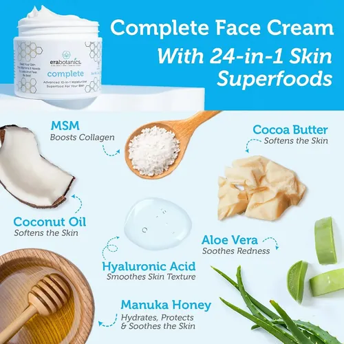 Crema Hidratante Facial Era Organics – Advanced 12-in-1 Re..
