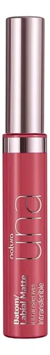 Labial Liquido Matte Intransferible 8ml Una Natura Vegano