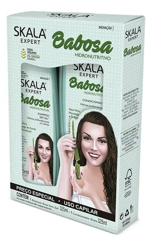 Kit de Shampoo y Acondicionador Babosa Aloe Vera