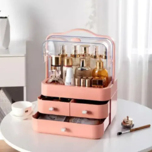 Organizador Maquillaje Portatil Escritorio Porta Cosmetico
