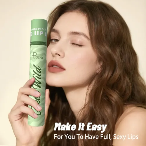 Pudaier Set 12 Lápices Delineadores Labios Mate Velvet