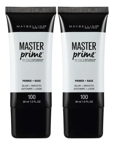 Prebase Facial Maybelline Master Prime Pack De 2
