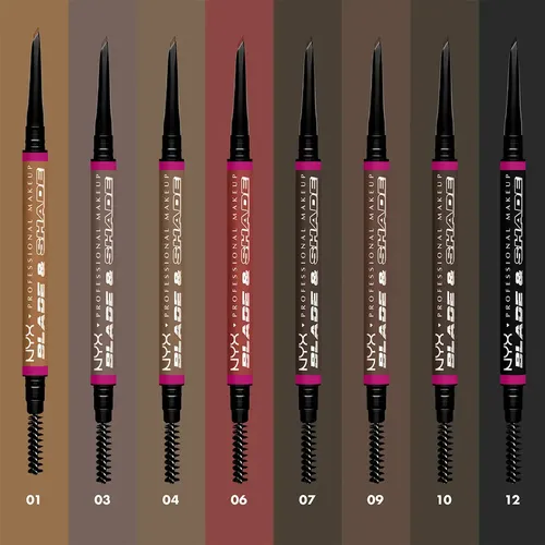 lápiz para cejas NYX Professional Makeup Spring Blade & Shade x unidad color taupe