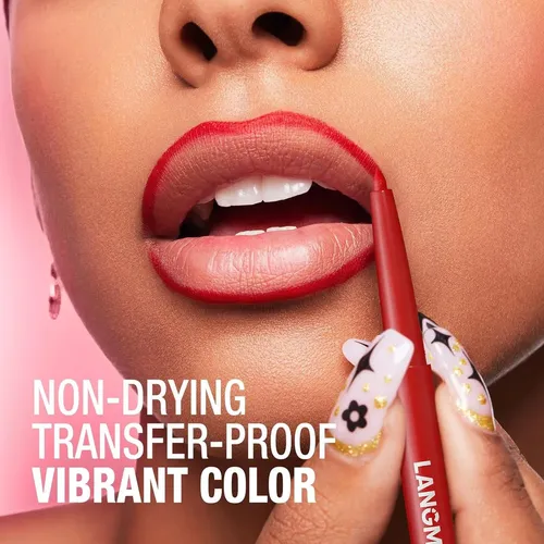 Langmanni Delineadores Labios 4 Piezas Mate Crema 4 Colores