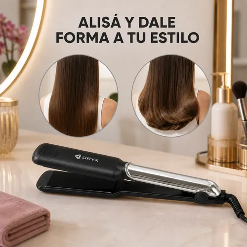 Plancha De Pelo Alisado Mujer Oryx Cerámica Turmalina 220°c