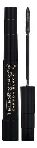 Máscara Telescópica L’oreal Paris, Color Negro Carbón, 0.27  Negro