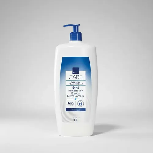 Crema Corporal Avon Care con Extracto de Almendras 1 L