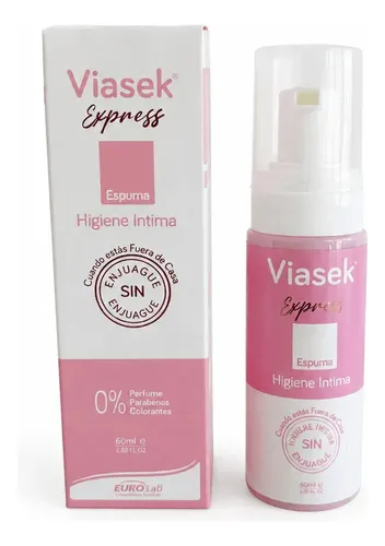 Viasek Express Higiene Intima Sin Enjuague x60 ml
