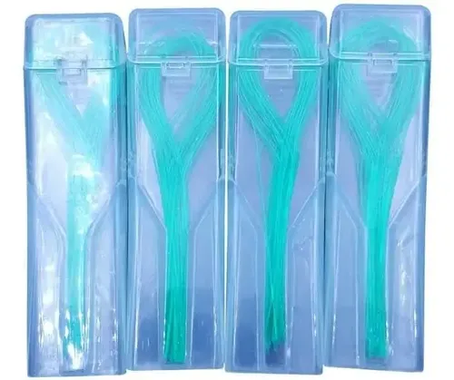 Hilo Dental Enhebrador 140 Unid Para Implantes Y Brackets Menta