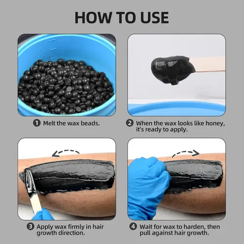 Perlas De Cera Para Depilar, 1 Lb, Cera Dura Ideal Para