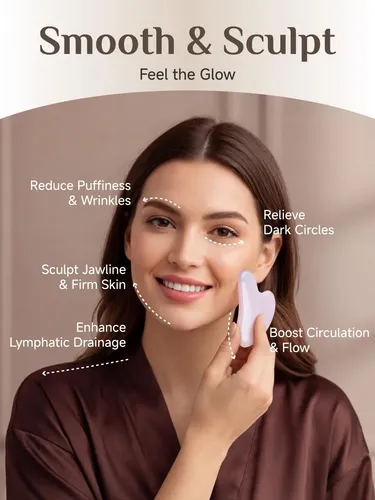 Herramientas Faciales Rena Chris Gua Sha Para Terapia De Mas