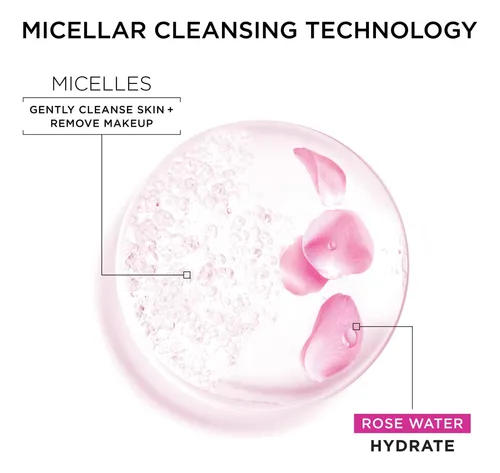 Garnier Skinactive Agua De Limpieza Micelar Con Agua De Rosa