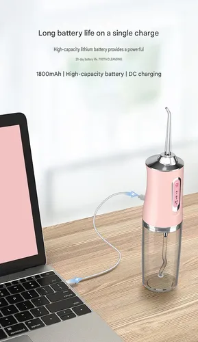 Irrigador Bucal Portátil Limpieza Dental