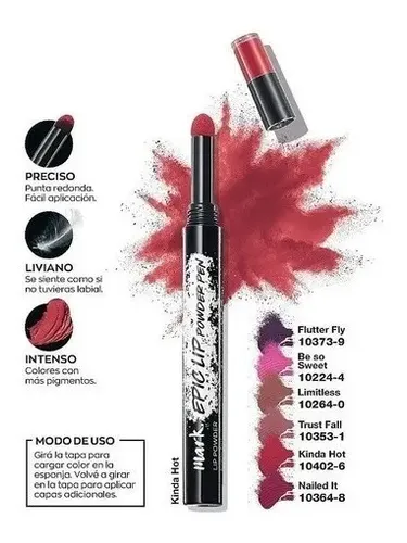Labial En Polvo Mark Avon