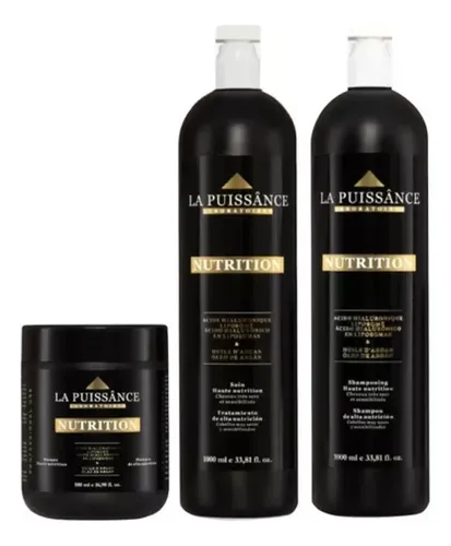 Kit La Puissance Argan Shampoo + Acondicionador X1000ml