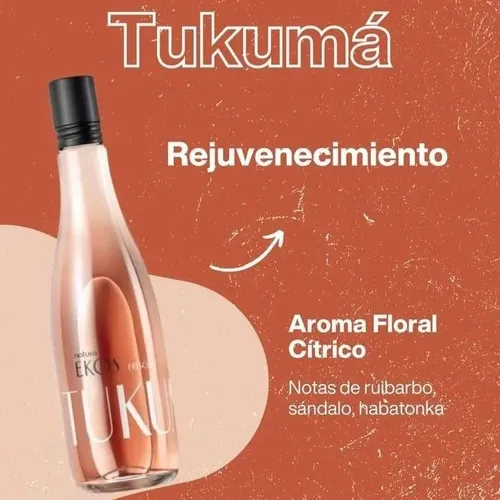 Perfume Mujer Frescor Tukuma Ekos Natura 150ml Ed Limitada