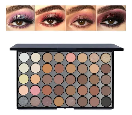 Paleta De Sombras 40 Colores Neutral Smokey