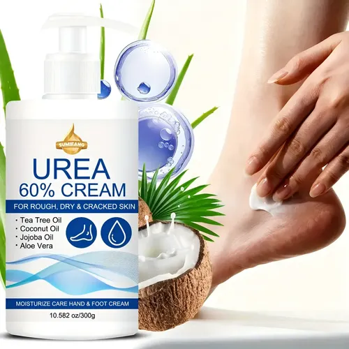 Crema Urea 60% Manos Y Pies Piel Seca Y Agrietada 300g Coconut Oil
