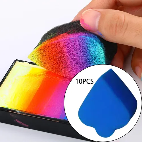 Esponjas De Pintura Facial De Alta Pechuga De Ciruela Azul