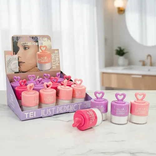 Polvo Fijador Just Perfect Sellador De Maquillaje Blanco