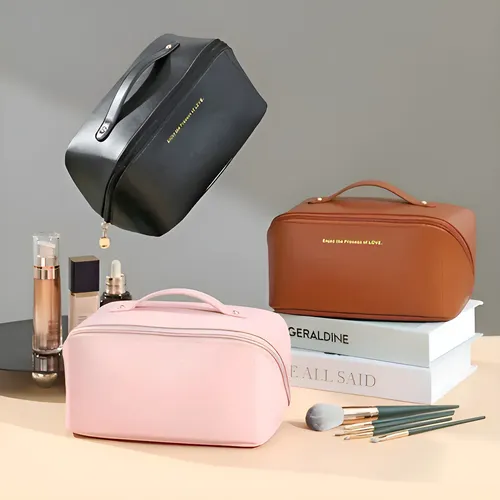 /bolsa De Maquillaje Grande Y Espaciosa Para Mujer De Nécess