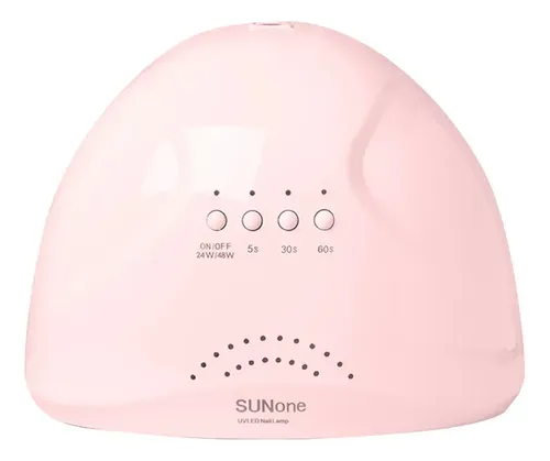Cabina Uv Led Sun One 48w Koryn Profesional Para Uñas Gel Rosa