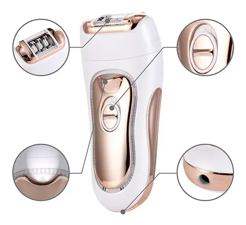 3 En 1 Máquina Afeitar Eléctrica Dama Bikini Recortadora  Rosa