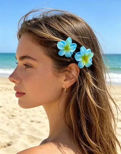 18 Pinzas Para El Pelo De Frangipani Hawaiano, Estilo Bohemi 18-piece Set