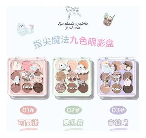 Paleta De Sombras Novo Coreana Importada Kpop