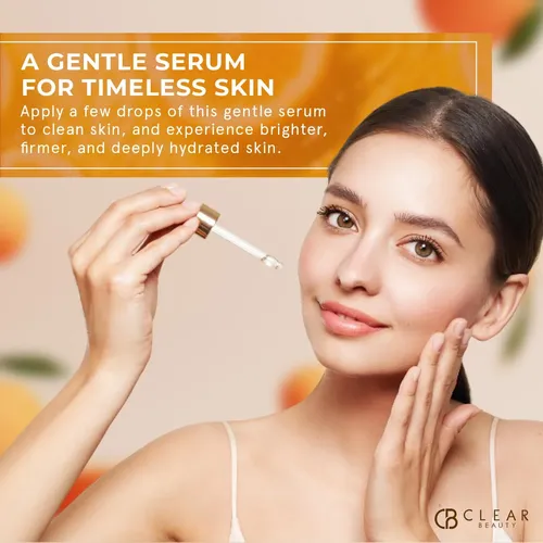 Sérum De Vitamina C Para Rostro Con Colágeno De 1.69 Onzas L Todo Tipo De Piel Día/noche