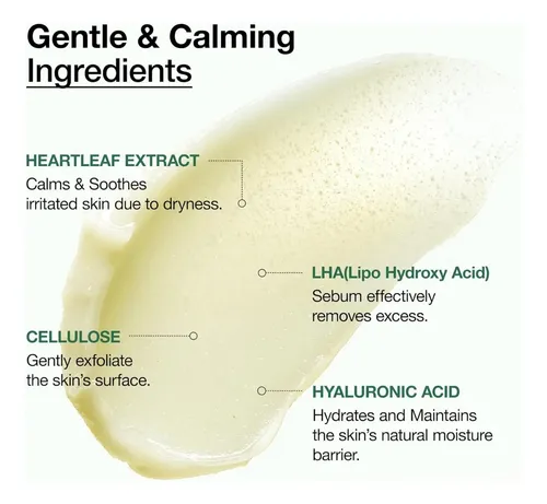 Anuaa Gel Exfoliante Hidratante, Exfoliación Suave