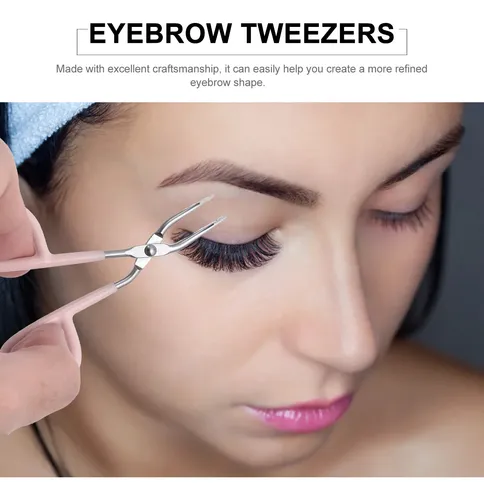 6 Piezas Pinzas Para Depilar Cejas Tijeras Planas