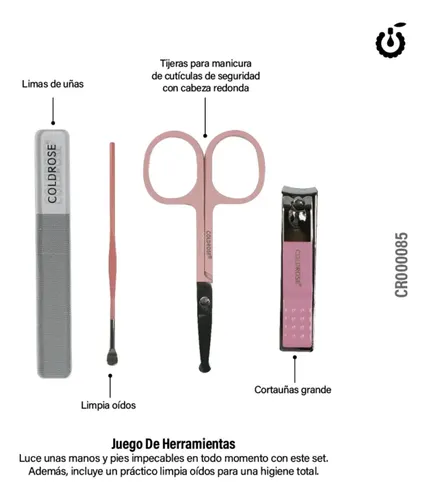 Kit Manicura Y Set Pedicura Cherimoya Cr000085