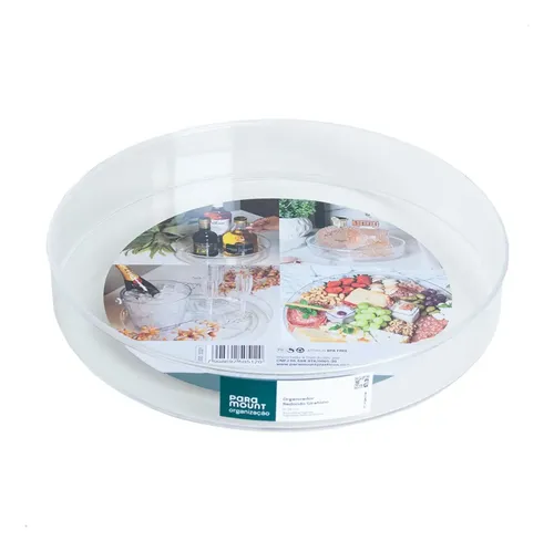 Organizador Giratorio 34×5 Cosmético Cocina Maquillaje 360º Color Transparente