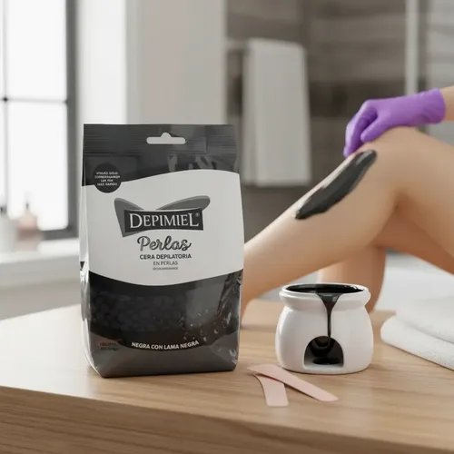 Depimiel Cera En Perlas Negra Bolsa X 400 Gr