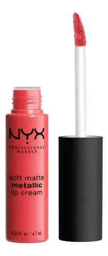 Labial Nyx Metálico Cremoso Soft Matte Lip Cream 6.7 Ml Manila