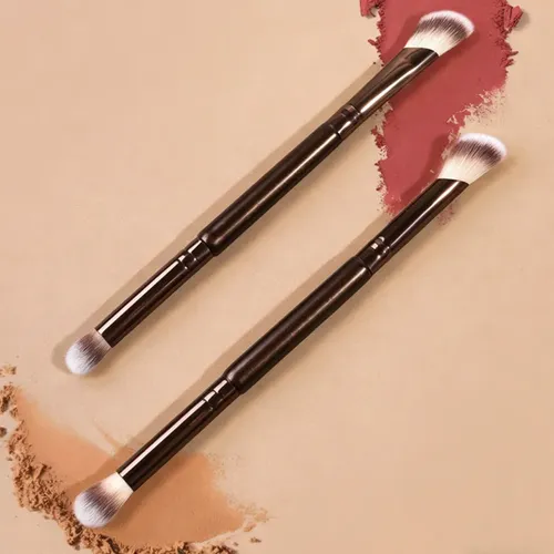 Cross Border New Dual Head Makeup Brush Set Foundation Blush