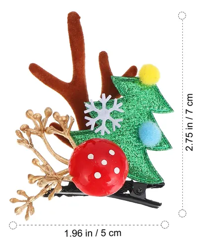 1 Par De Navideños Para Con Cuernos De Reno