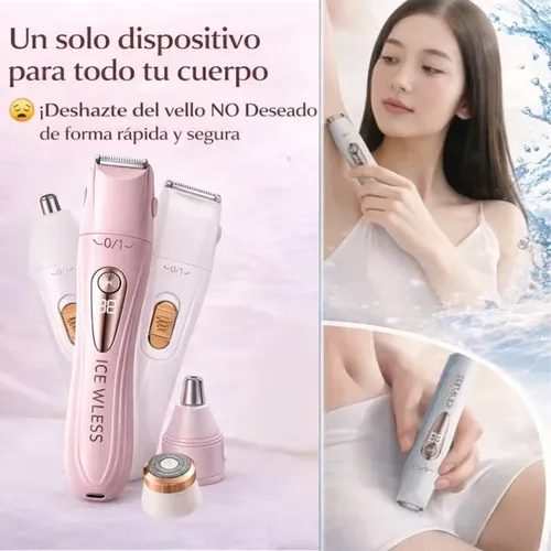 W Depiladora Eléctrica Recargable Para Mujer, Rasuradora M
