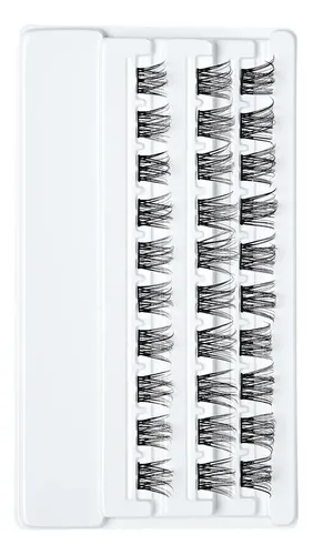 Pestañas Eco Kiss Impress Press-on Falsies Kit Sin Pegamento Color Wispy