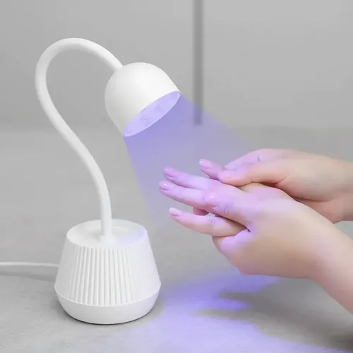 Lámpara Inalámbrica Uv Led 18w Dehuka Flor Blanco Manicura Profesional