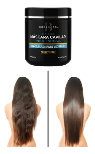 Máscara Capilar De Células Madre Vegetales Brazilian Keratin