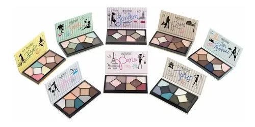Paleta Sombras Ojos Coastal Scents Passport Palettes