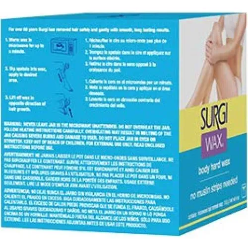 Cera Dura Surgi-wax 4 Oz Para Depilación Corporal