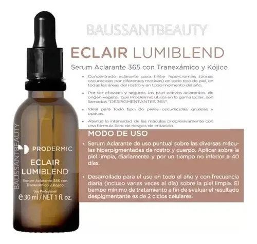 Serum Lumiblend Aclarante Con Tranexámico Y Kójico Prodermic