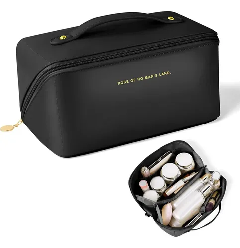 Neceser Cuero Ecologico Portacosmeticos Maquillaje Viaje