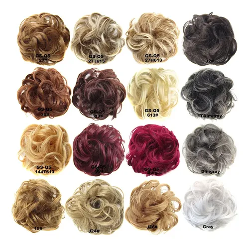 Synthetic Hair Bun Extension Hairpiece Bun 1set